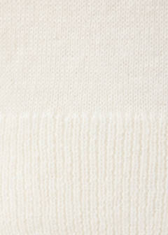 Turtleneck knit top — Ecru 6