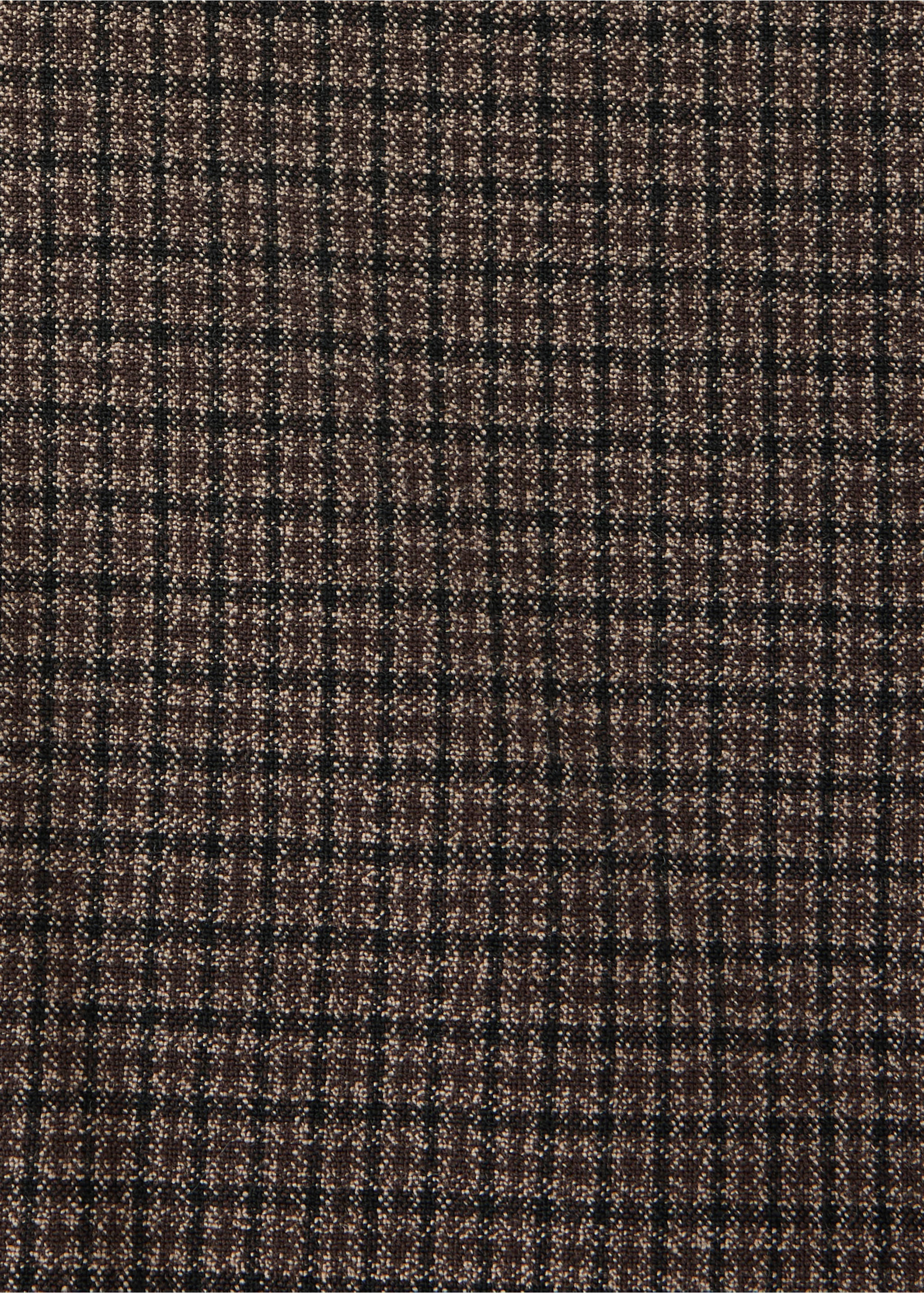 Houndstooth short skirt - Details of the article 0, Medium Brown. Ref: 37047942-00.