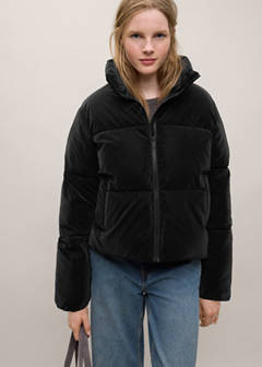 Velvet anorak — Black 1