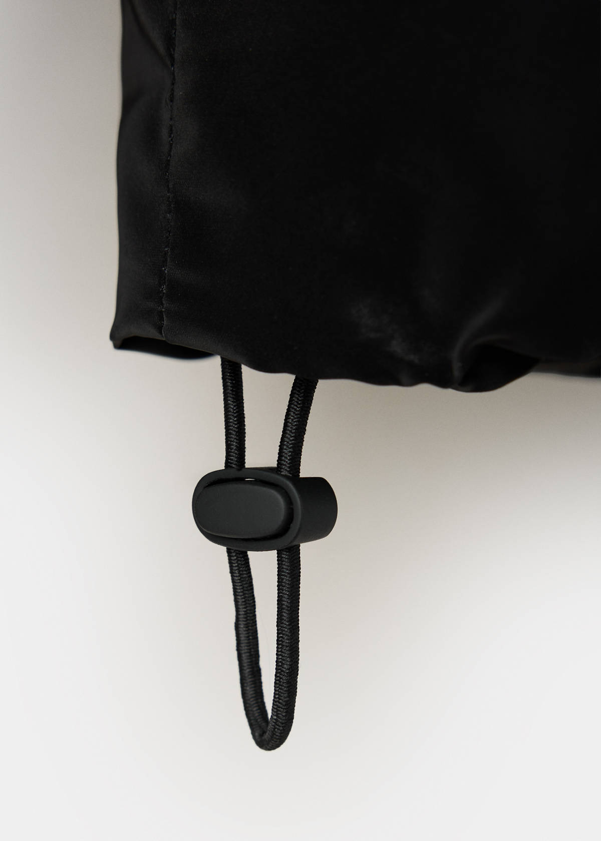 Velvet anorak — Black