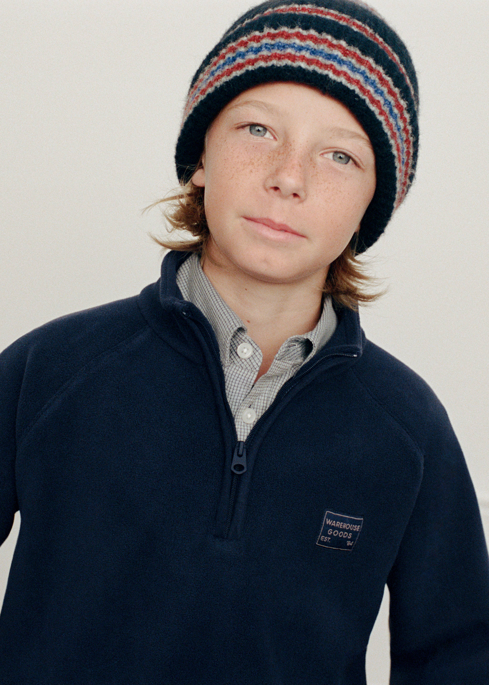 Striped knit hat - Details of the article 5