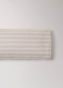 Striped flannel pillowcase cover 45 x 110 cm — Beige 5