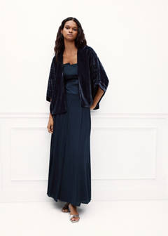 Velvet jacket — Navy 2