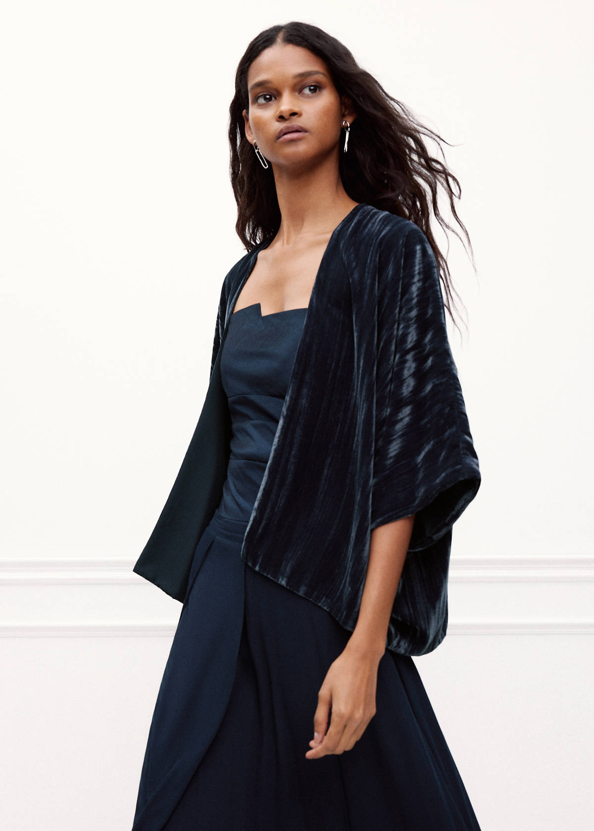 Velvet jacket — Navy