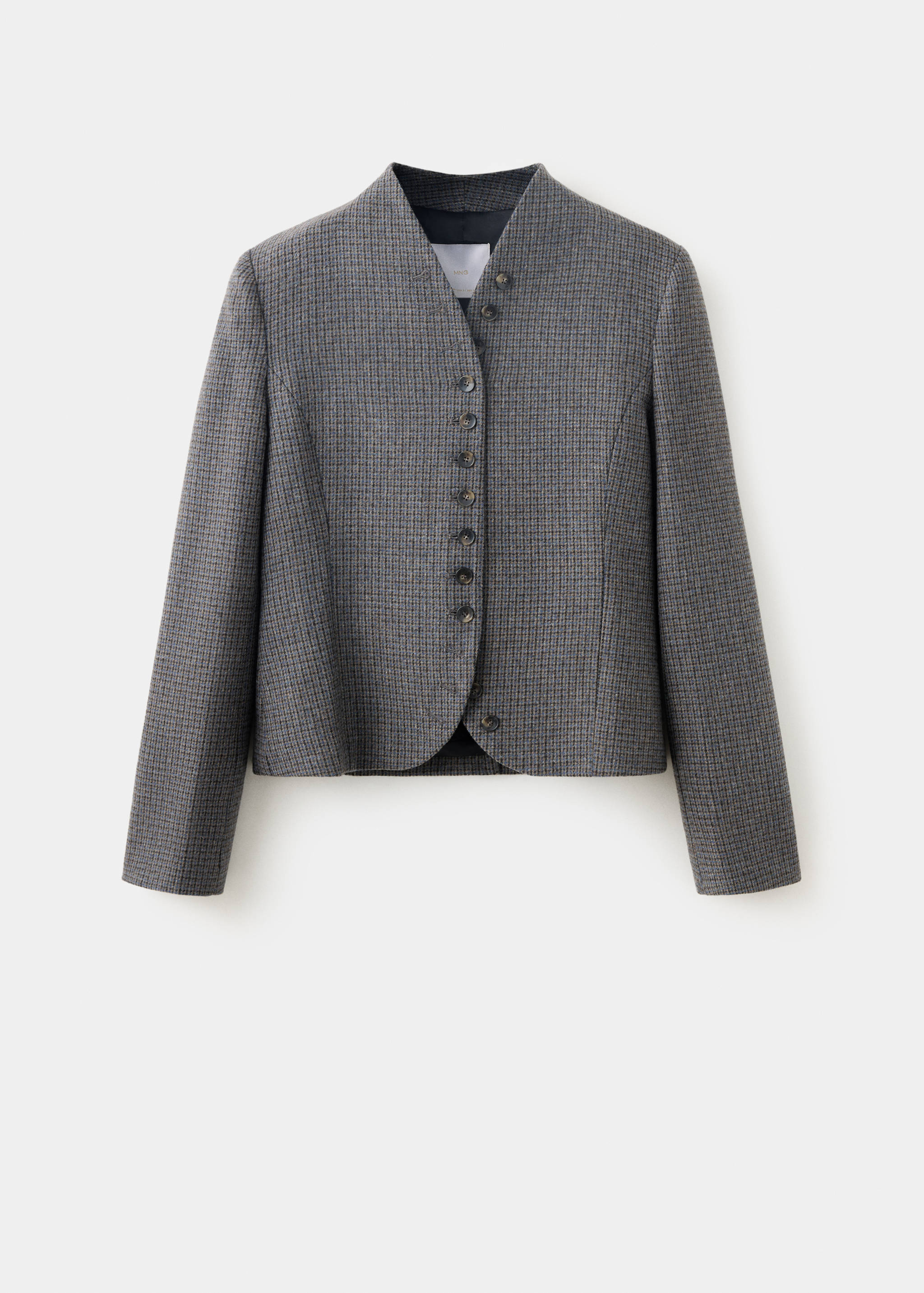 Blazer cintrée pied-de-poule - Article sans modèle