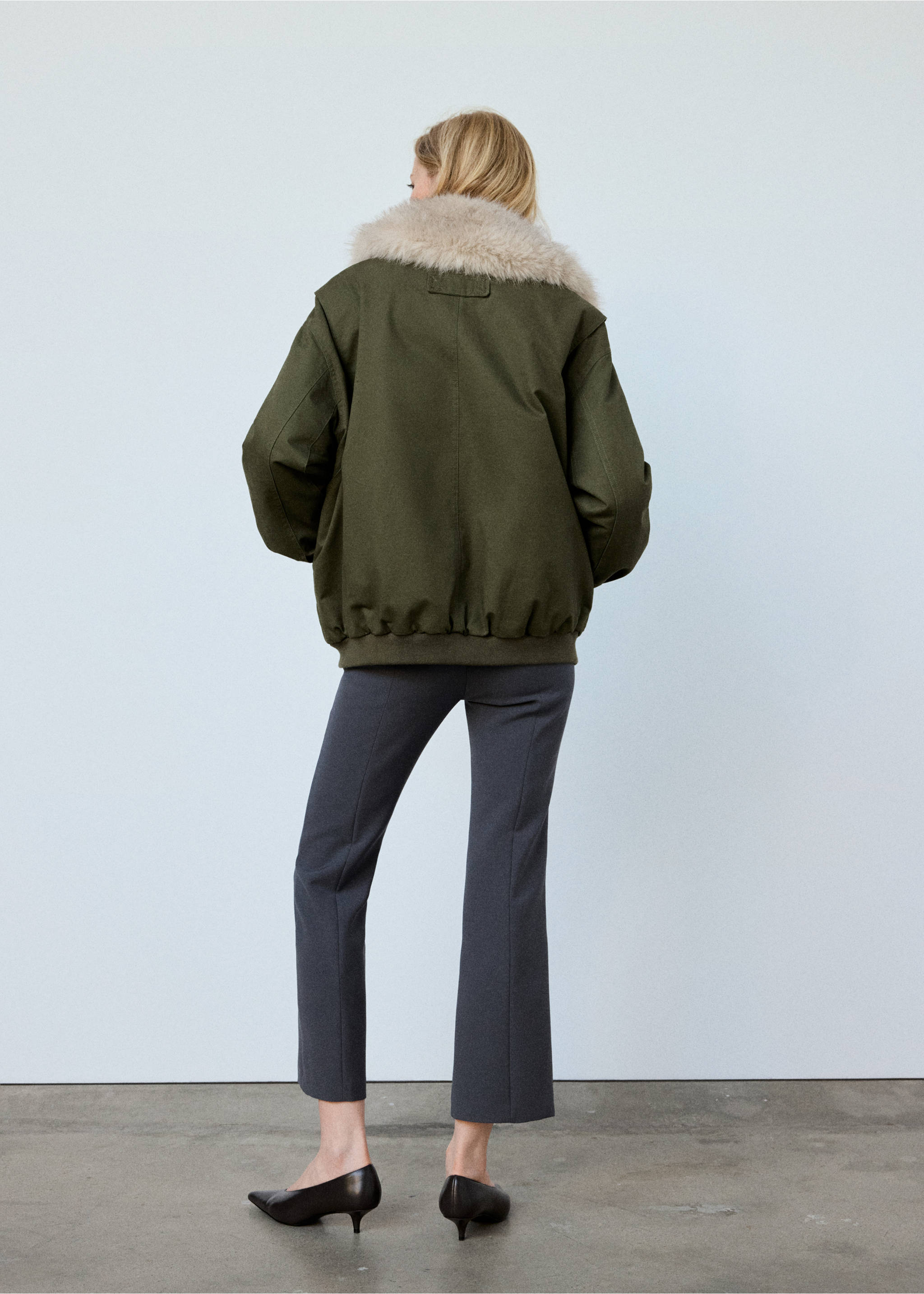 Parka alaska - Verso de l’article, Kaki. Ref: 37048630-00.