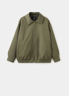 Parka with detachable fur collar — Khaki 8