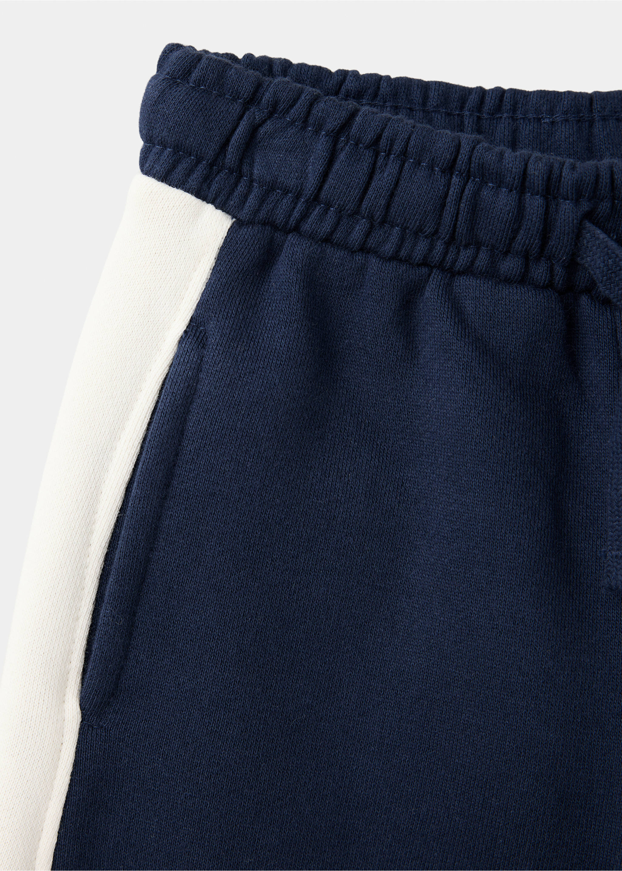 Pantalon jogger bande latérale - Détail de l'article 8, Bleu marine foncé. Ref: 37048631-00.