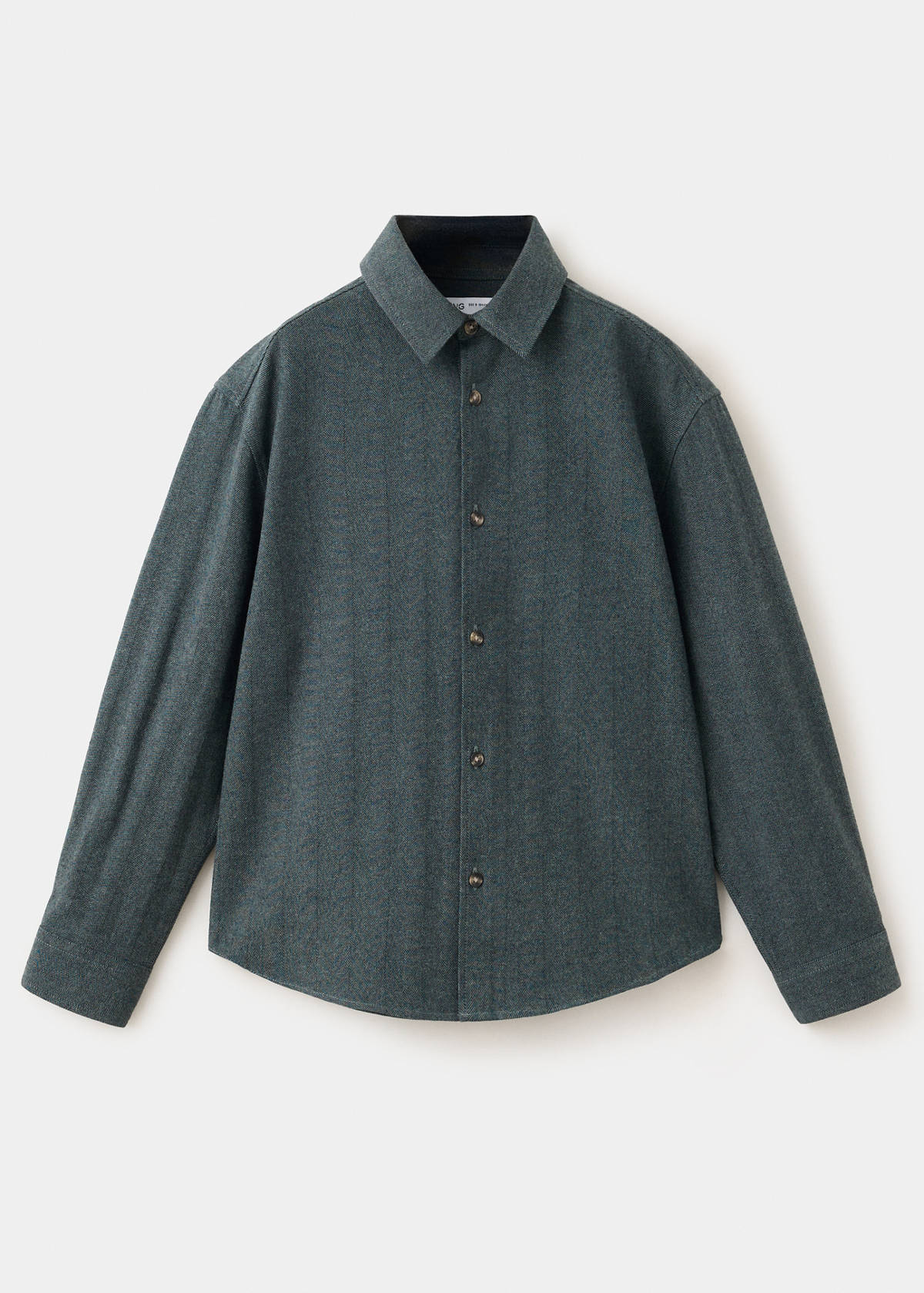 Herringbone flannel shirt