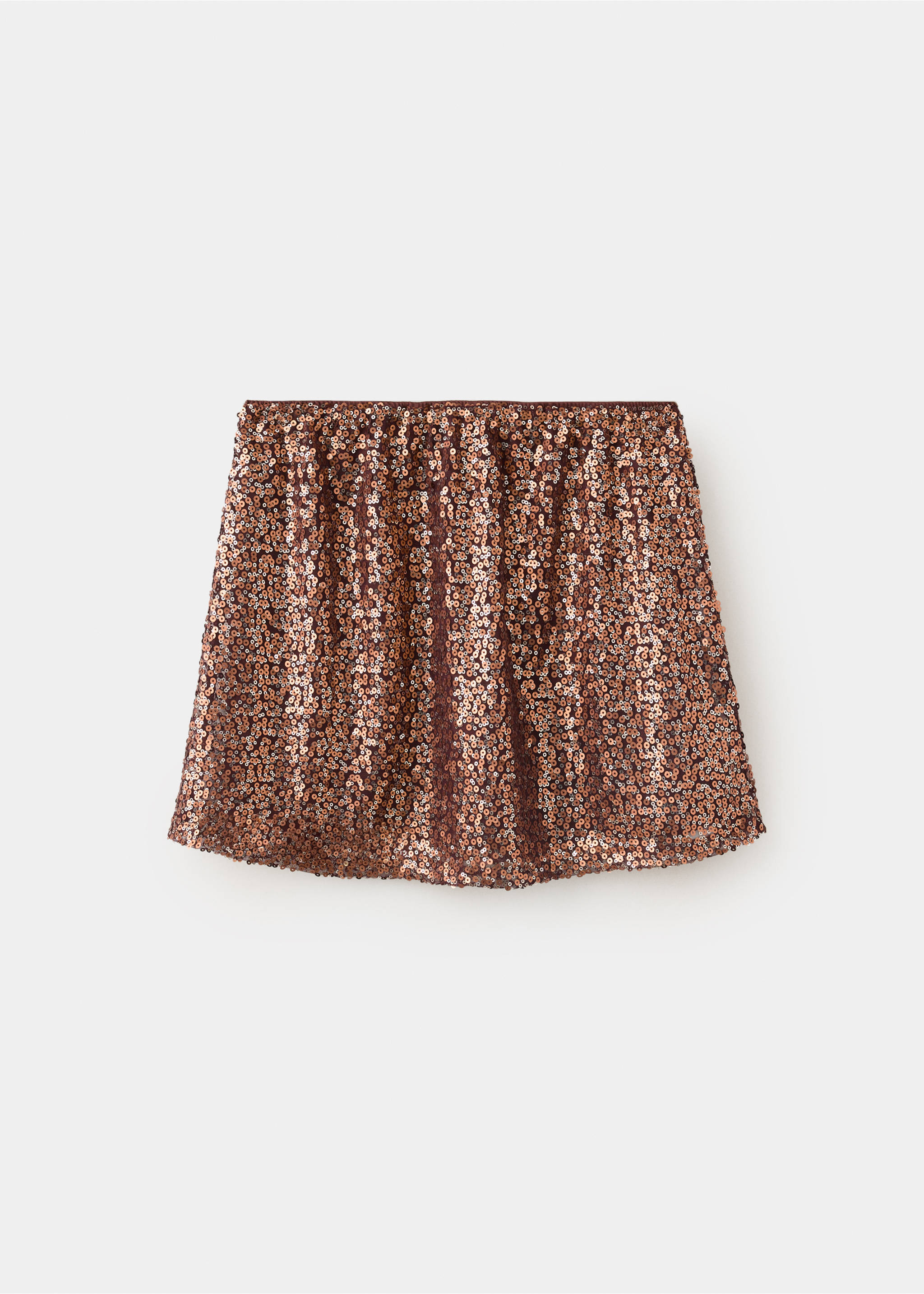 SKIRT SHINESET - الجهة الخلفية للمنتج, نحاسي. Ref: 37049212-00.