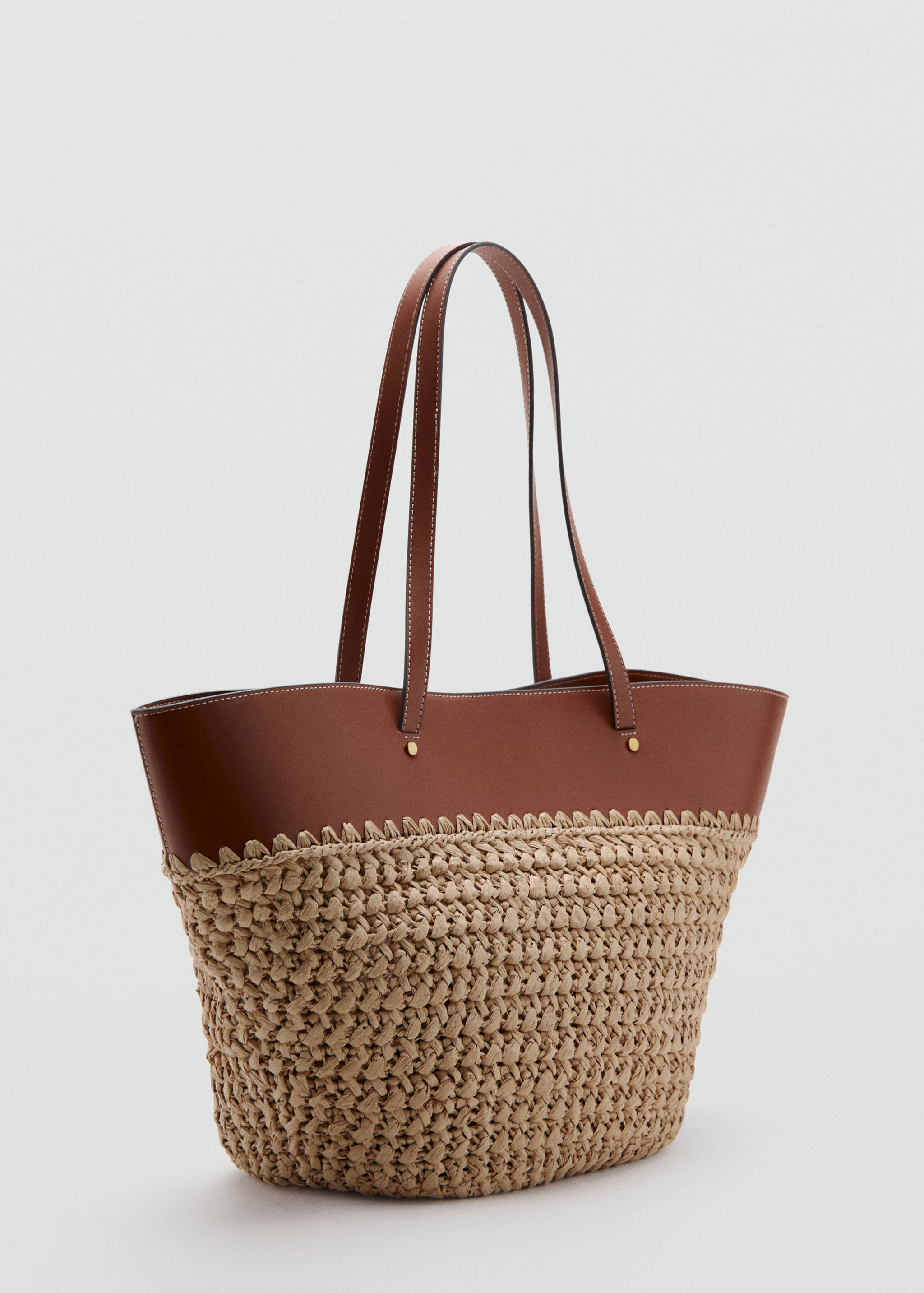 Large natural fibre basket - Medium plane