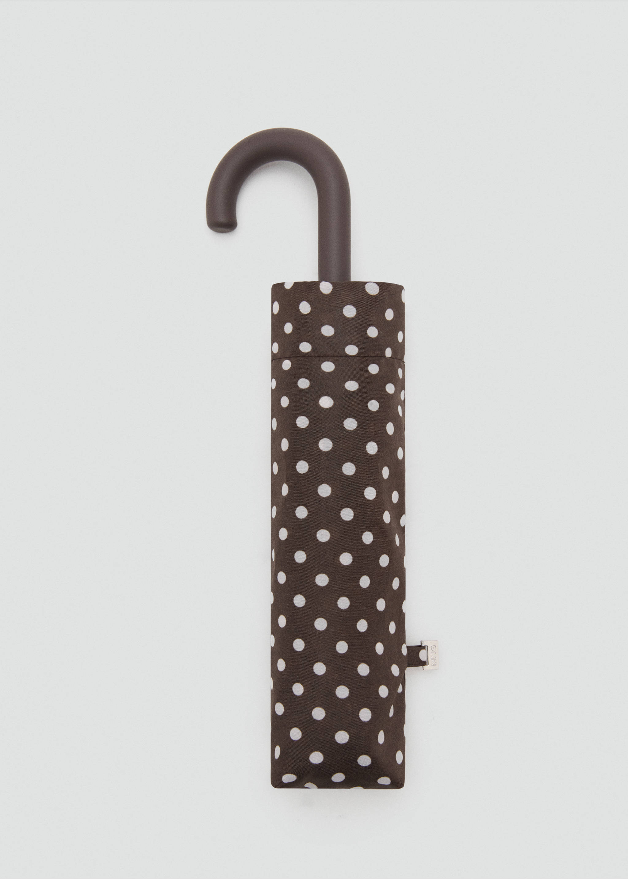 Mini polka dot print umbrella - Article without model, Brown. Ref: 37051327-00.