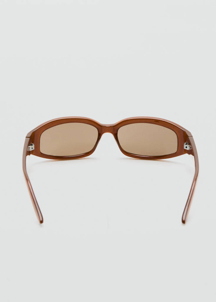 Resin frame sunglasses — Brown