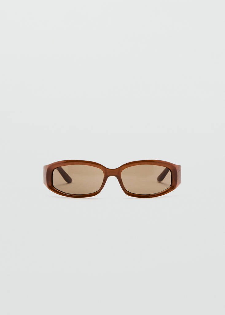 Resin frame sunglasses — Brown