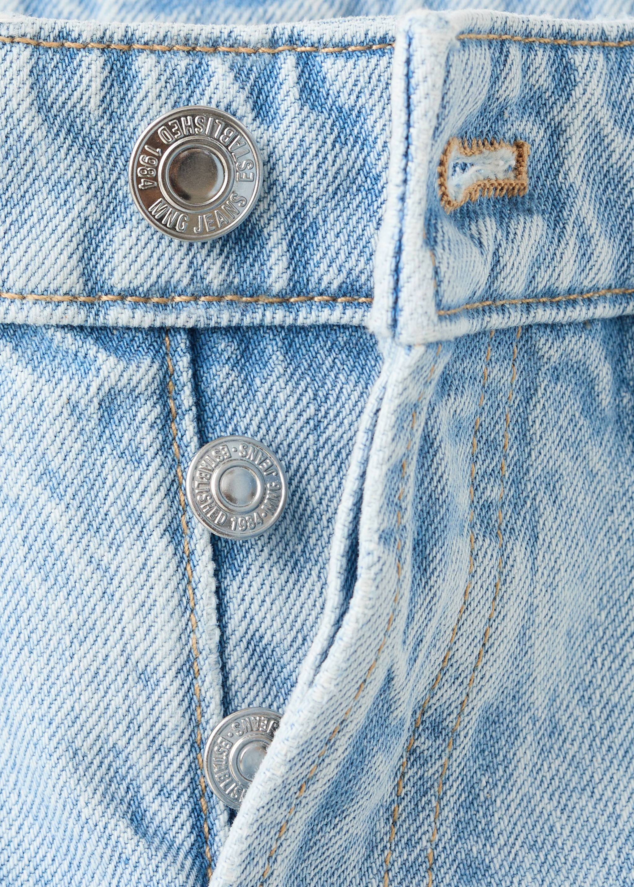 Short en jean revers effilochés - Détail de l'article 8