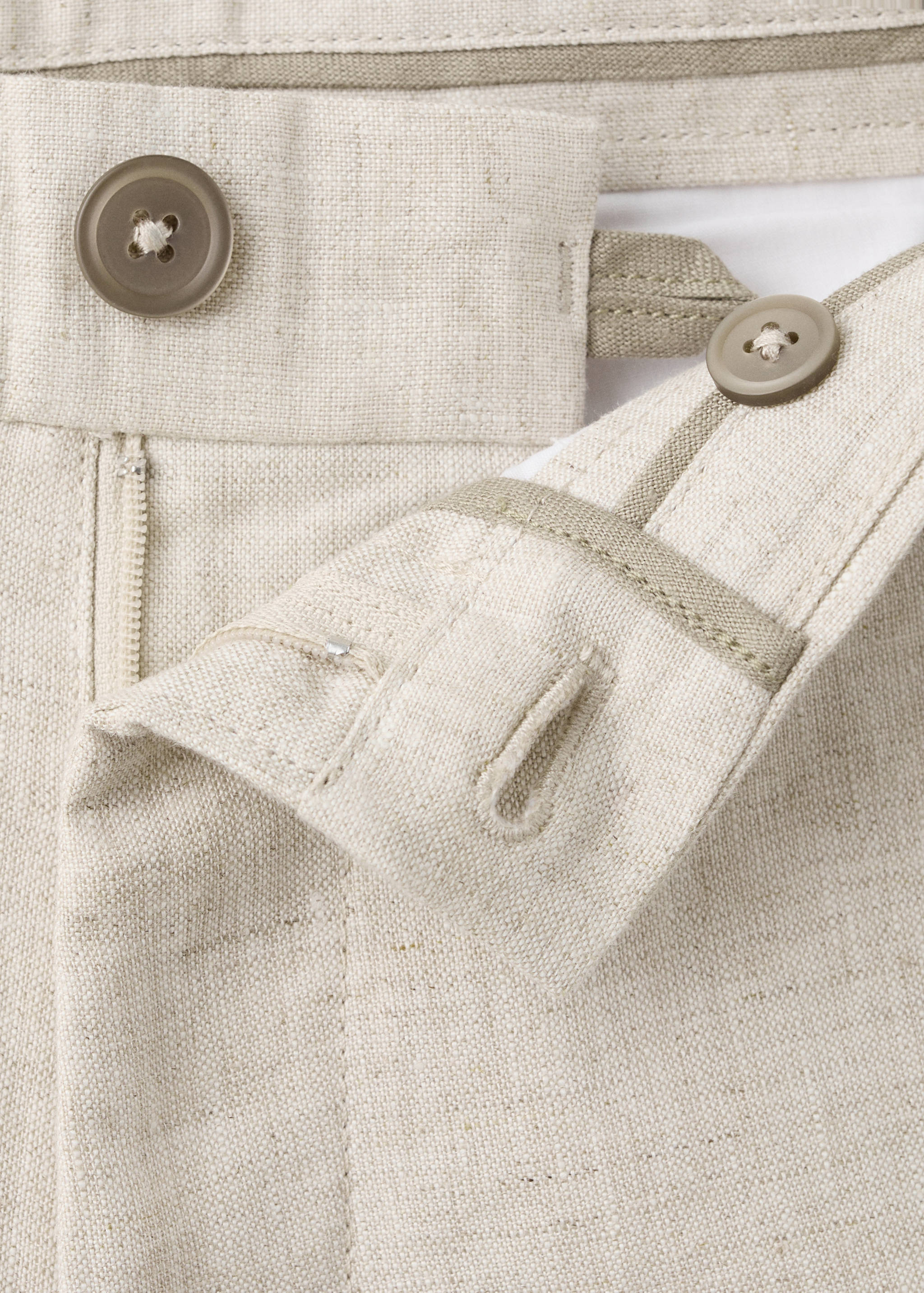 Bermudas slim fit 100% lino - Detalle del artículo 8