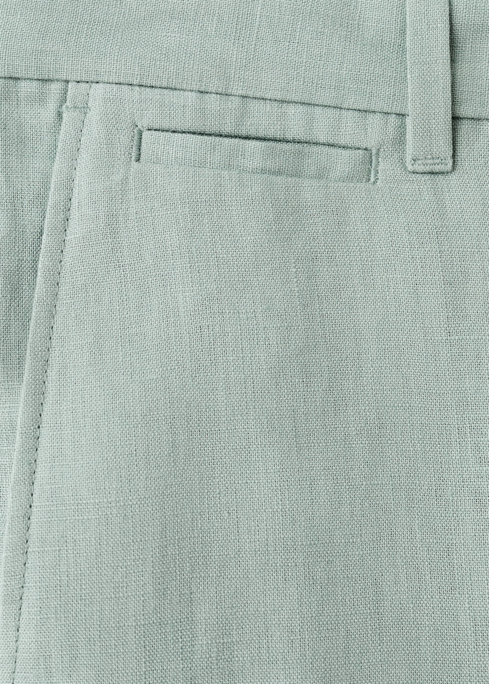 Bermudas slim fit 100% lino - Detalle del artículo 8