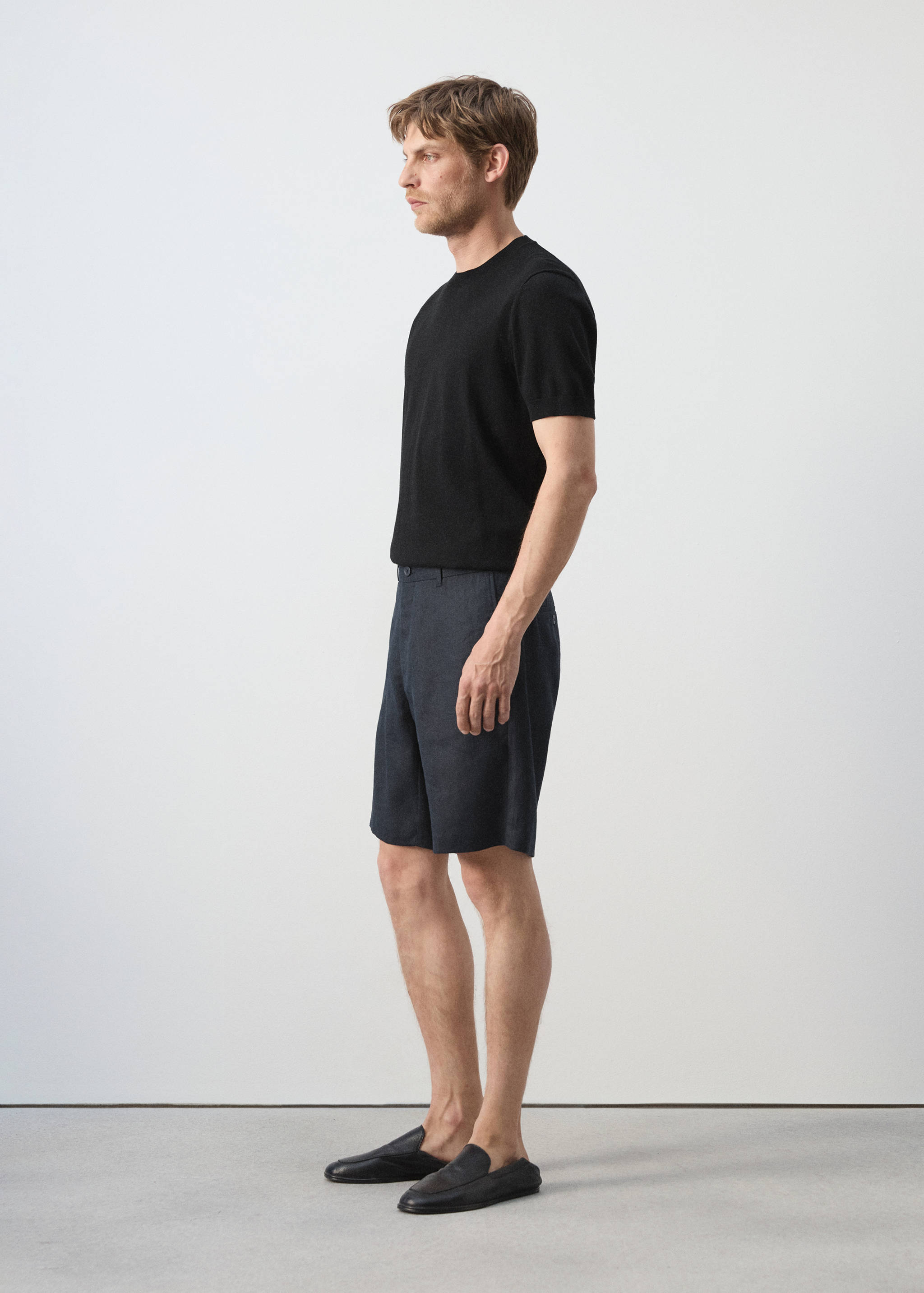 Bermudas slim fit 100% lino - Detalle del artículo 2
