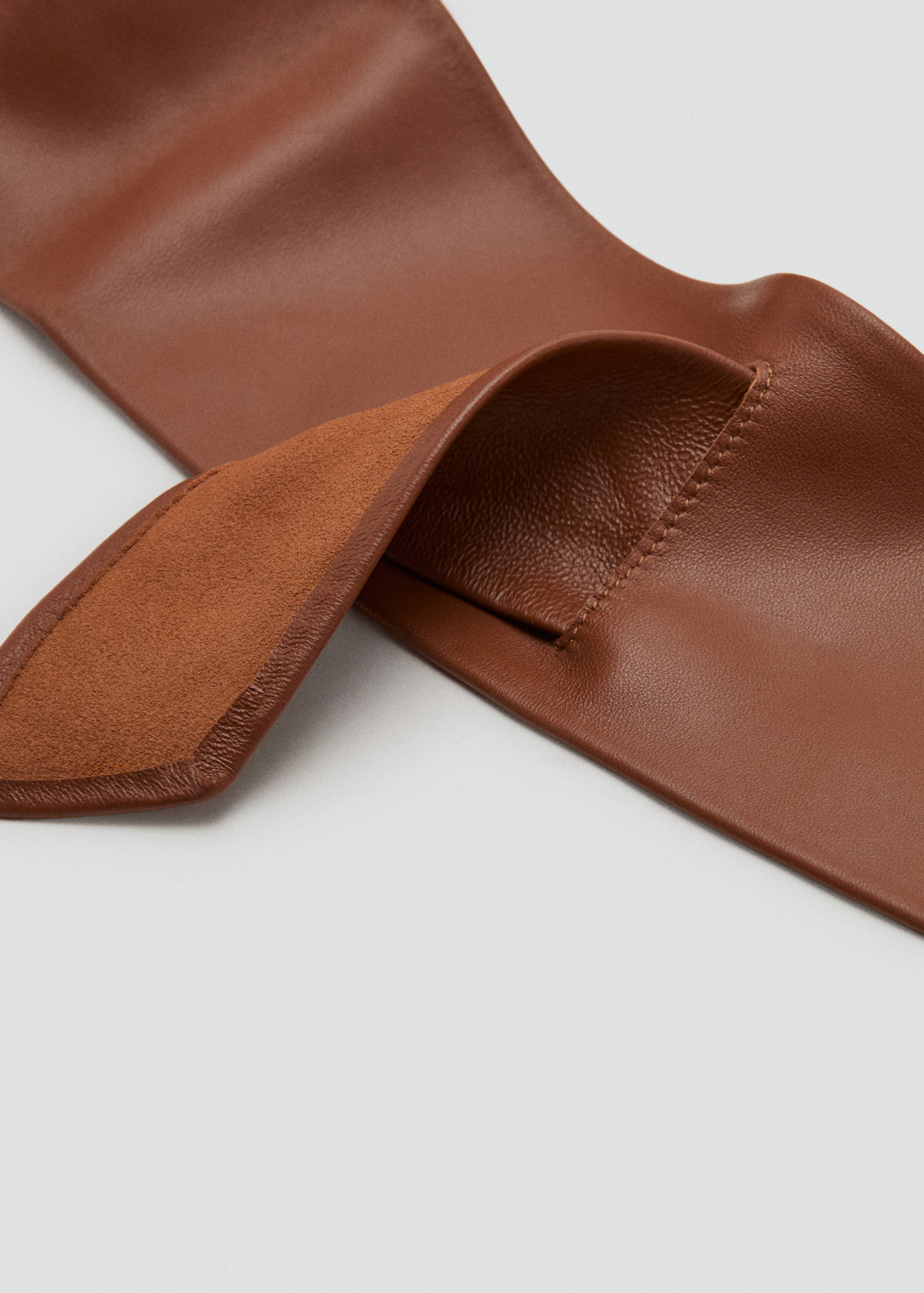 Leather obi belt - Details of the article 1