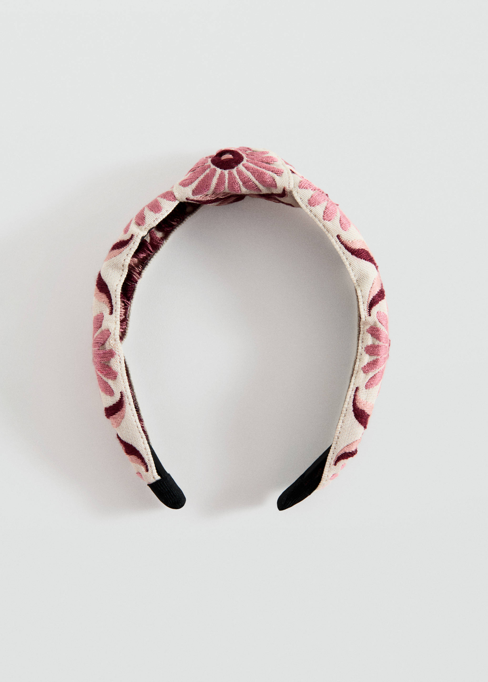 Serre-tête brodé fleurs - Article sans modèle