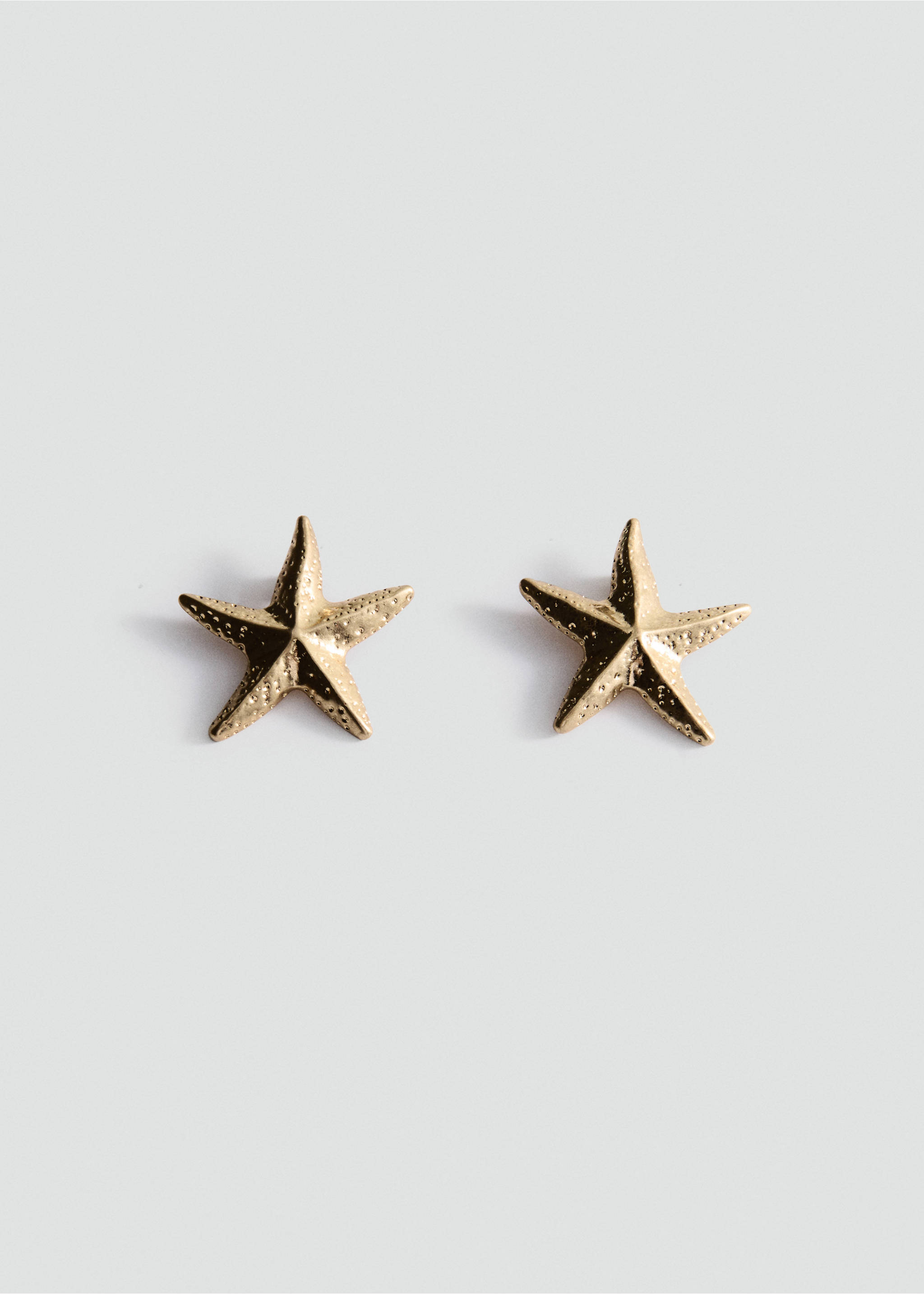 Ohrringe im Stern-Design - Artikel ohne Model, Gold. Ref: 37051344-00.