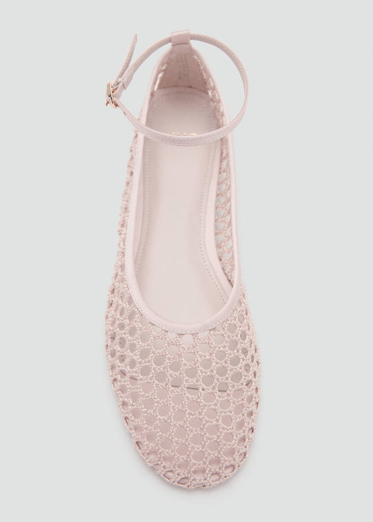 Crochet ankle strap ballerinas - thumbnail 4