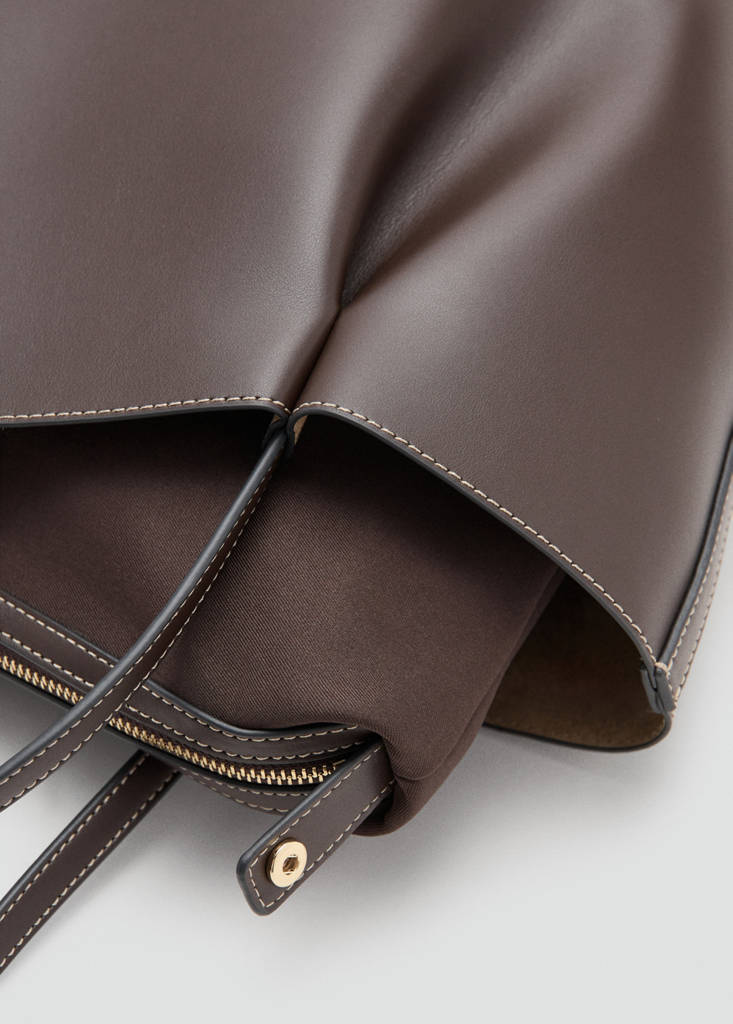 Large shopper bag — Chocolate
