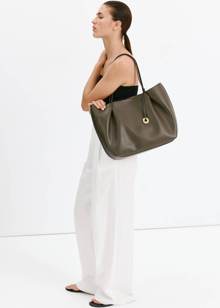 Large shopper bag — Khaki