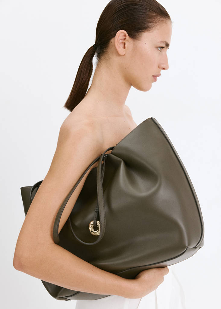 Large shopper bag — Khaki