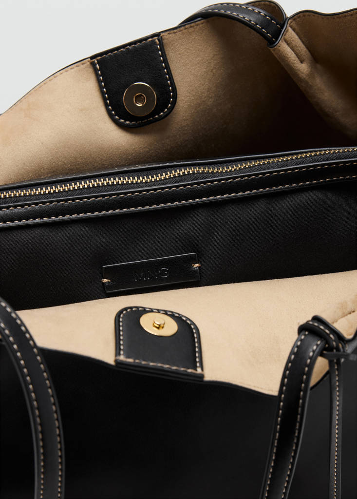 Large shopper bag — Black