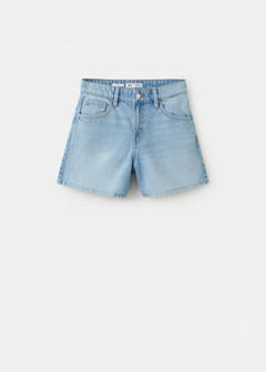 Straight-fit denim shorts — Light Blue 5
