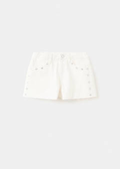 Eyelet shorts — White 2