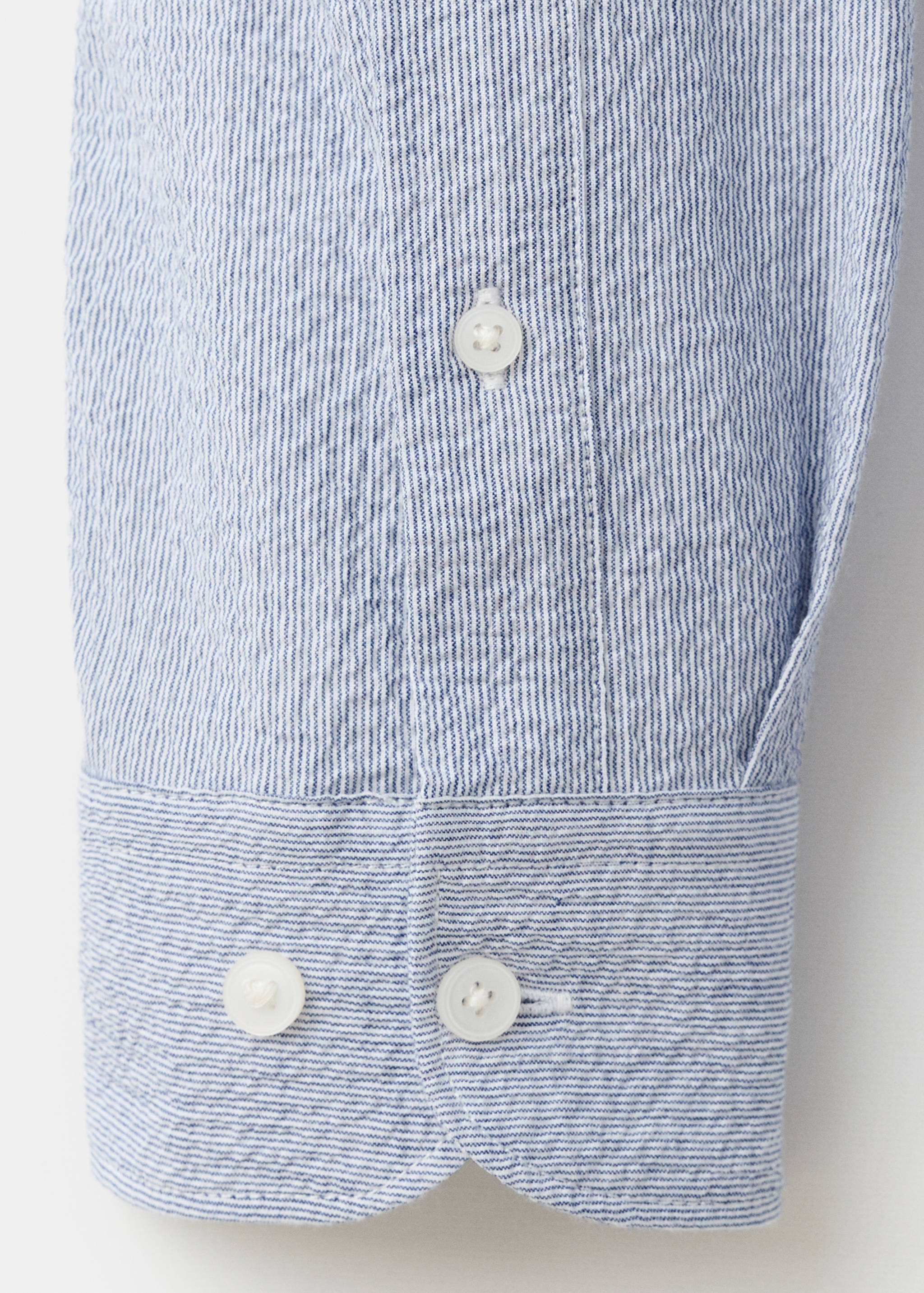 Camisa seersucker textura rayas - Detalle del artículo 8