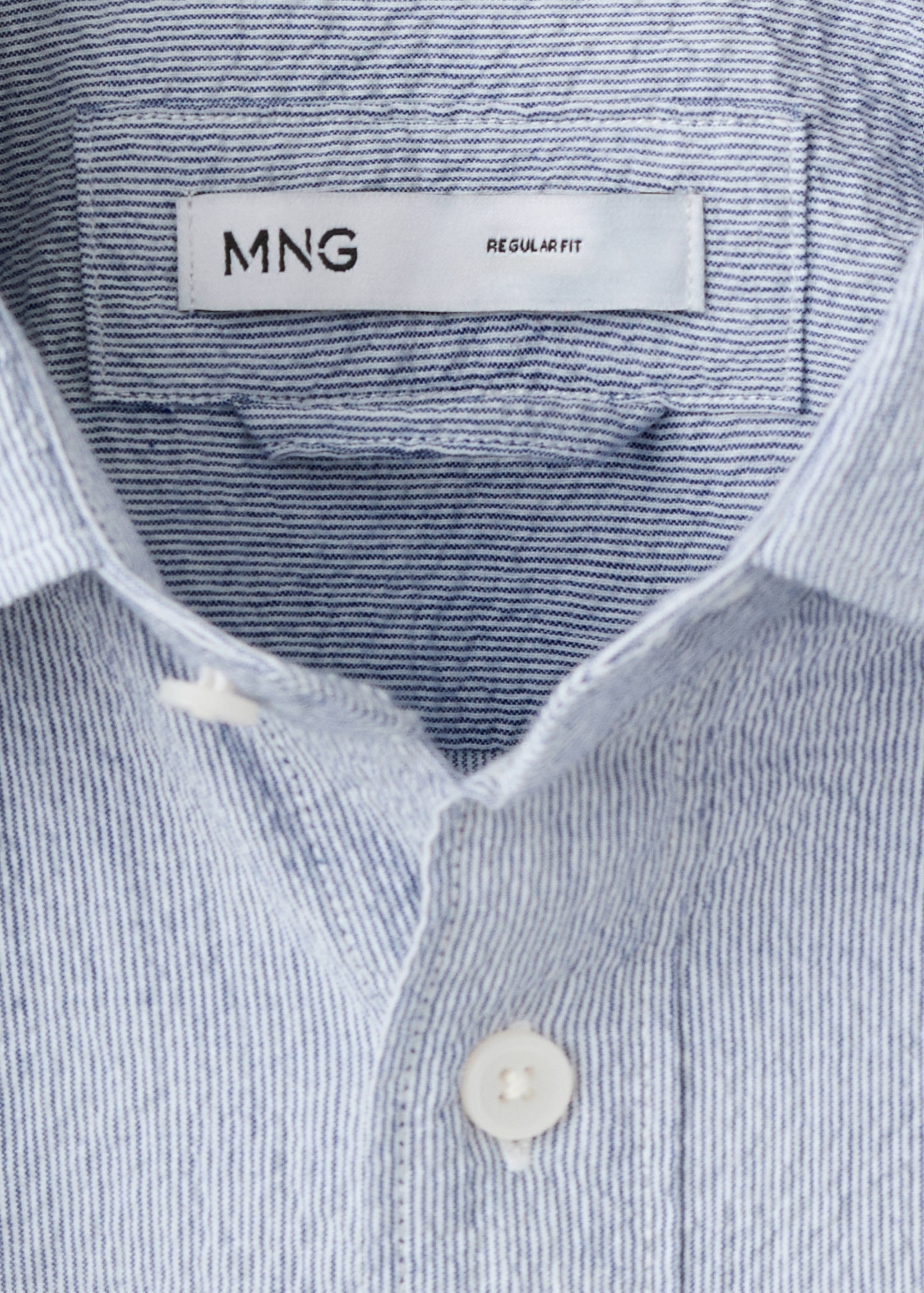 Camisa seersucker textura rayas - Detalle del artículo 0