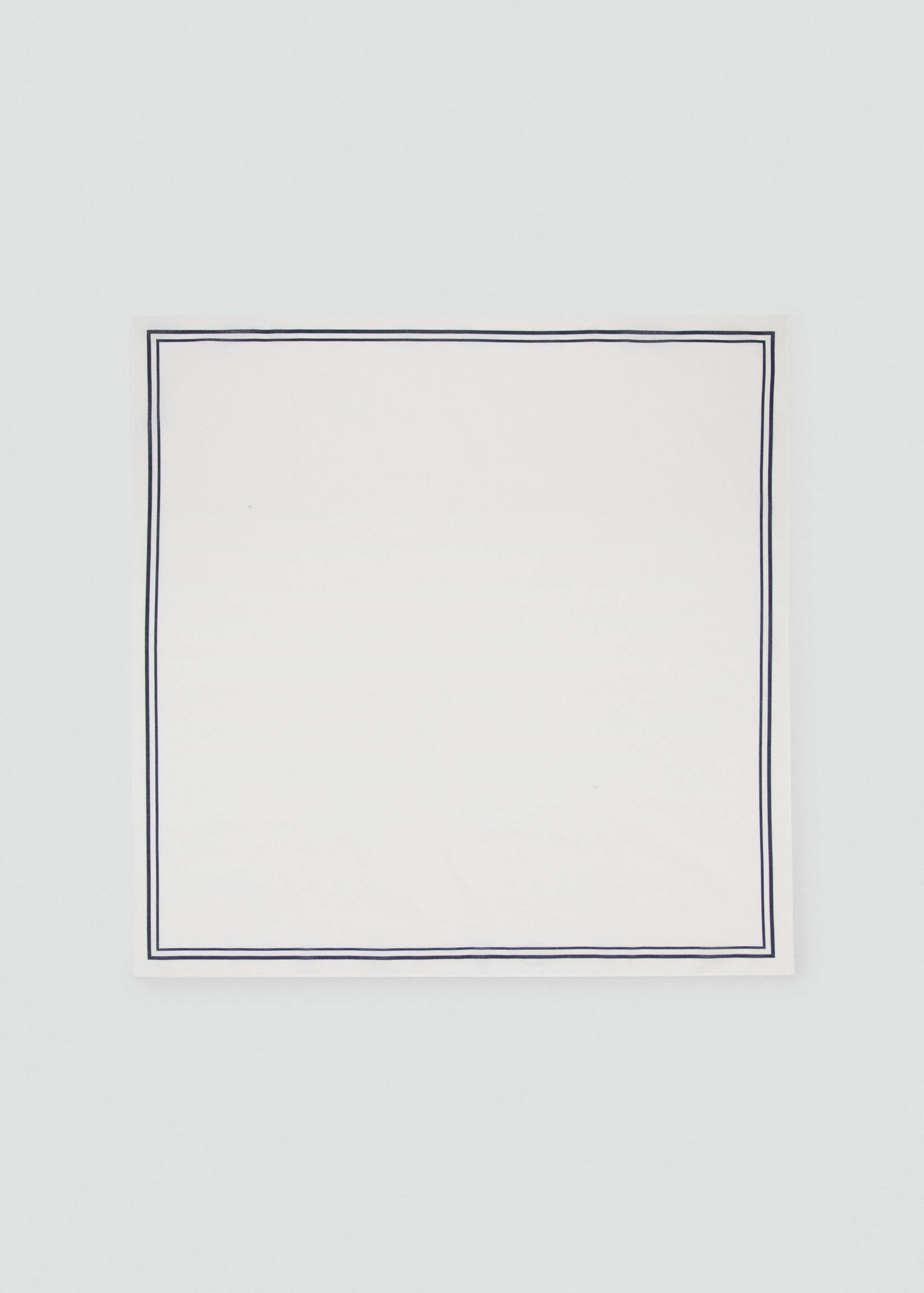 100% cotton grid handkerchief - Article without model