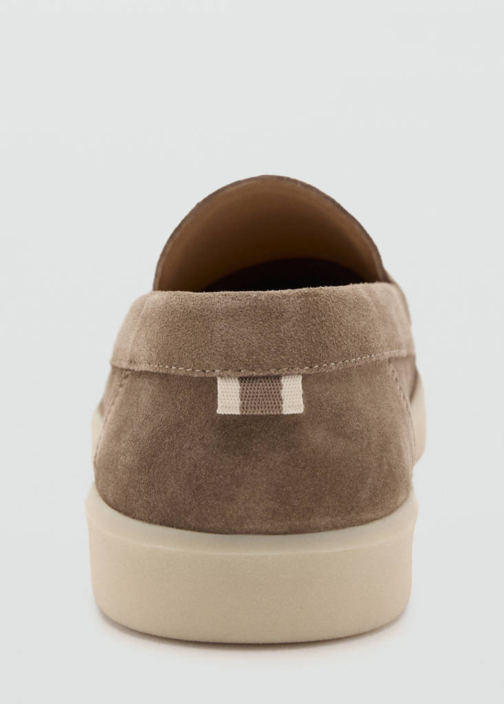 Split leather shoes — Light/Pastel Brown