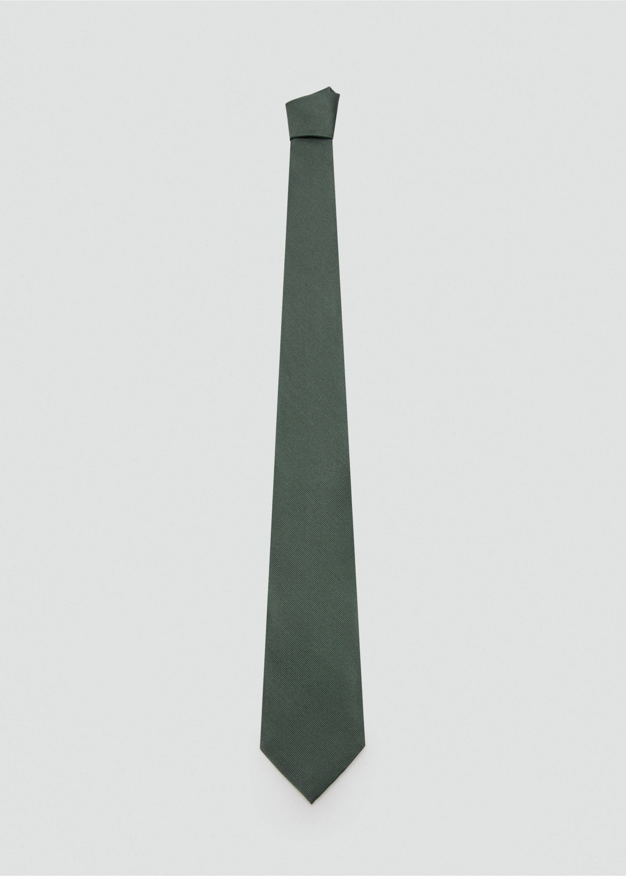 Corbata seda lisa - Artículo sin modelo, Verde. Ref: 37051359-00.