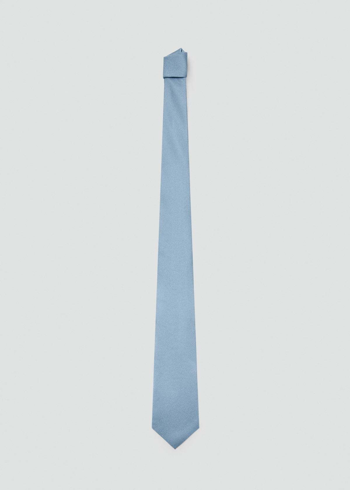 Plain silk tie — Sky Blue