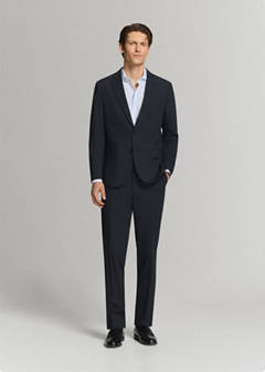 London regular-fit suit jacket — Navy 2