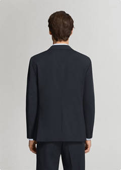 London regular-fit suit jacket — Navy 3