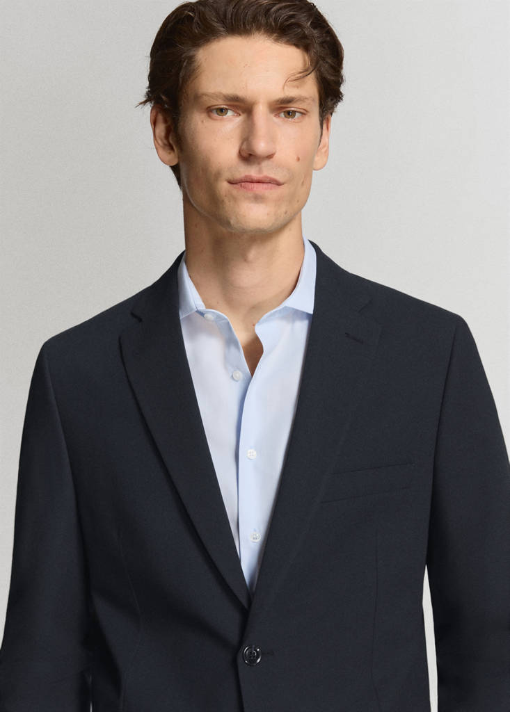 London regular-fit suit jacket — Navy