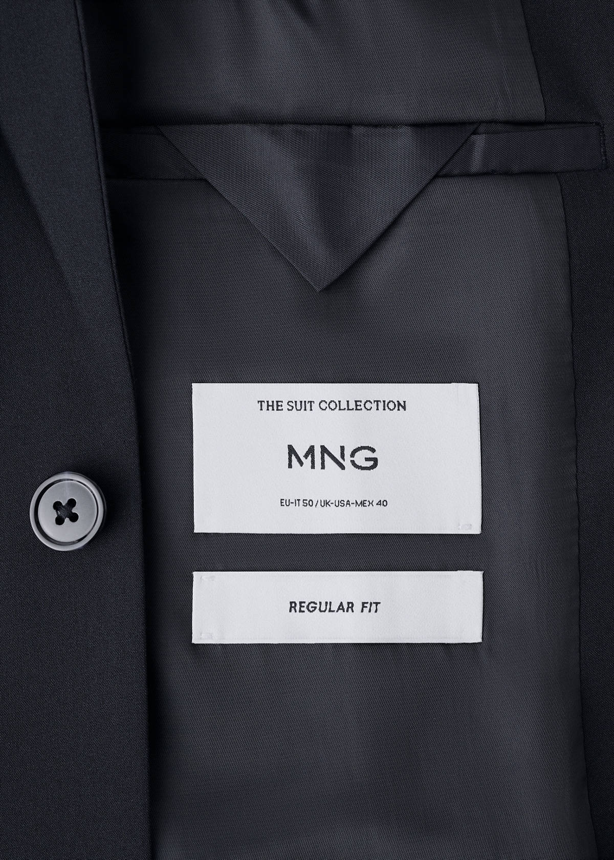 London regular-fit suit jacket — Navy