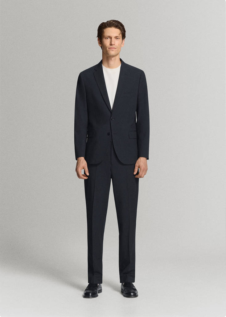 London regular-fit suit jacket — Navy