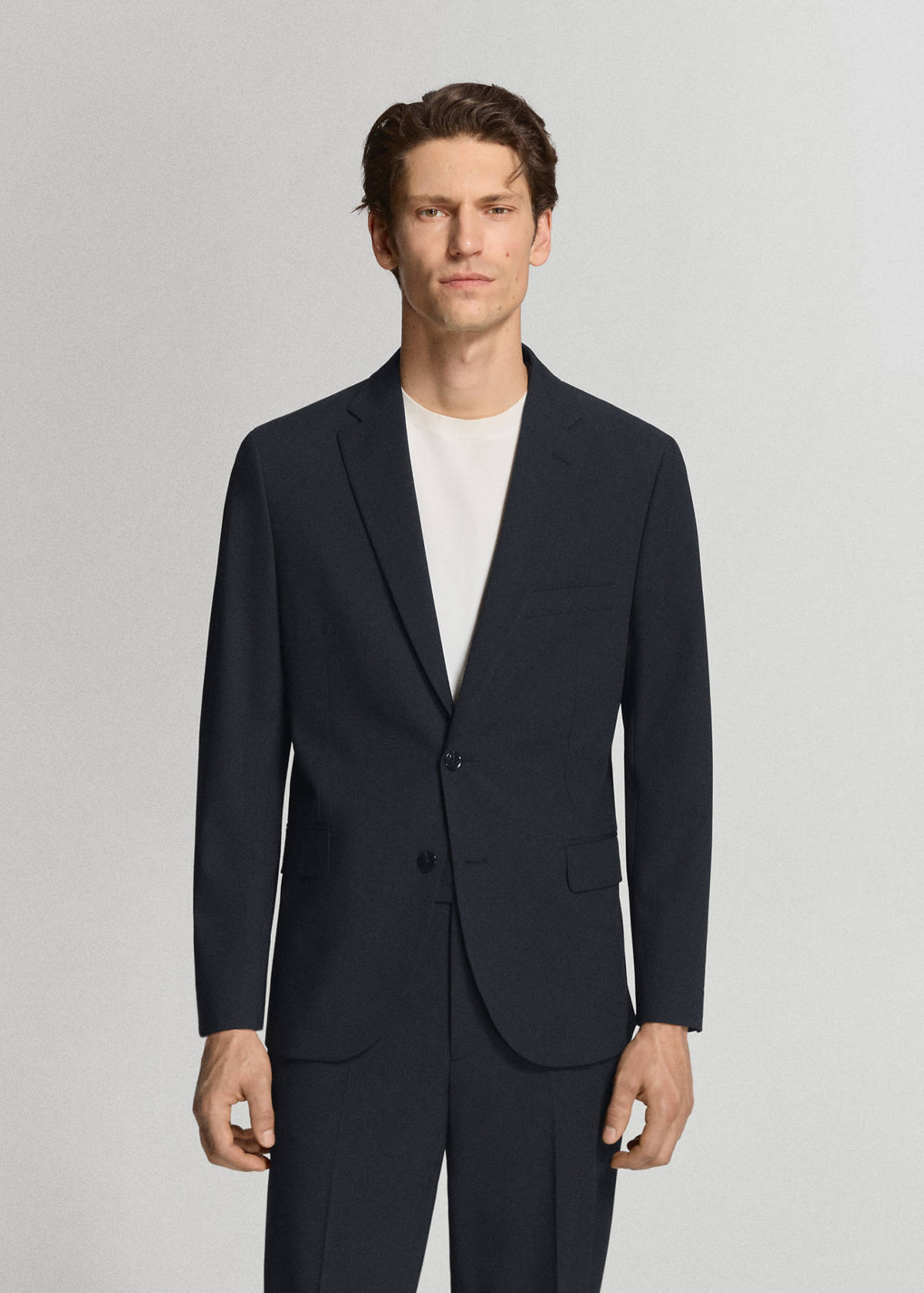 London regular-fit suit jacket — Navy
