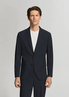 London regular-fit suit jacket — Navy 9