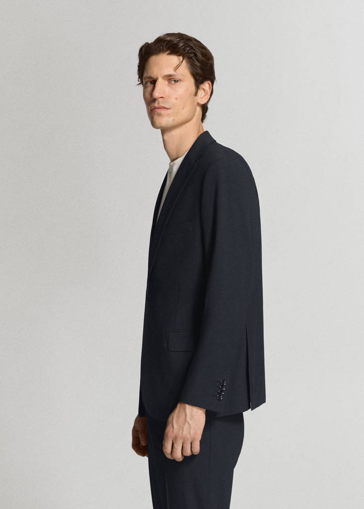 London regular-fit suit jacket — Navy
