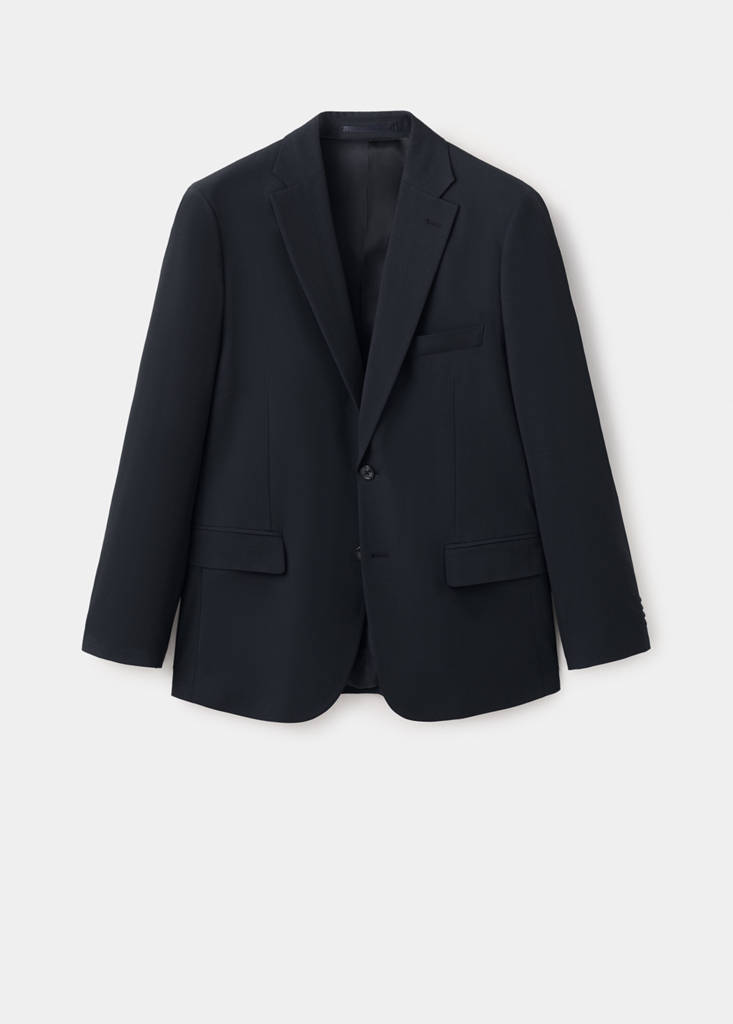 London regular-fit suit jacket — Navy