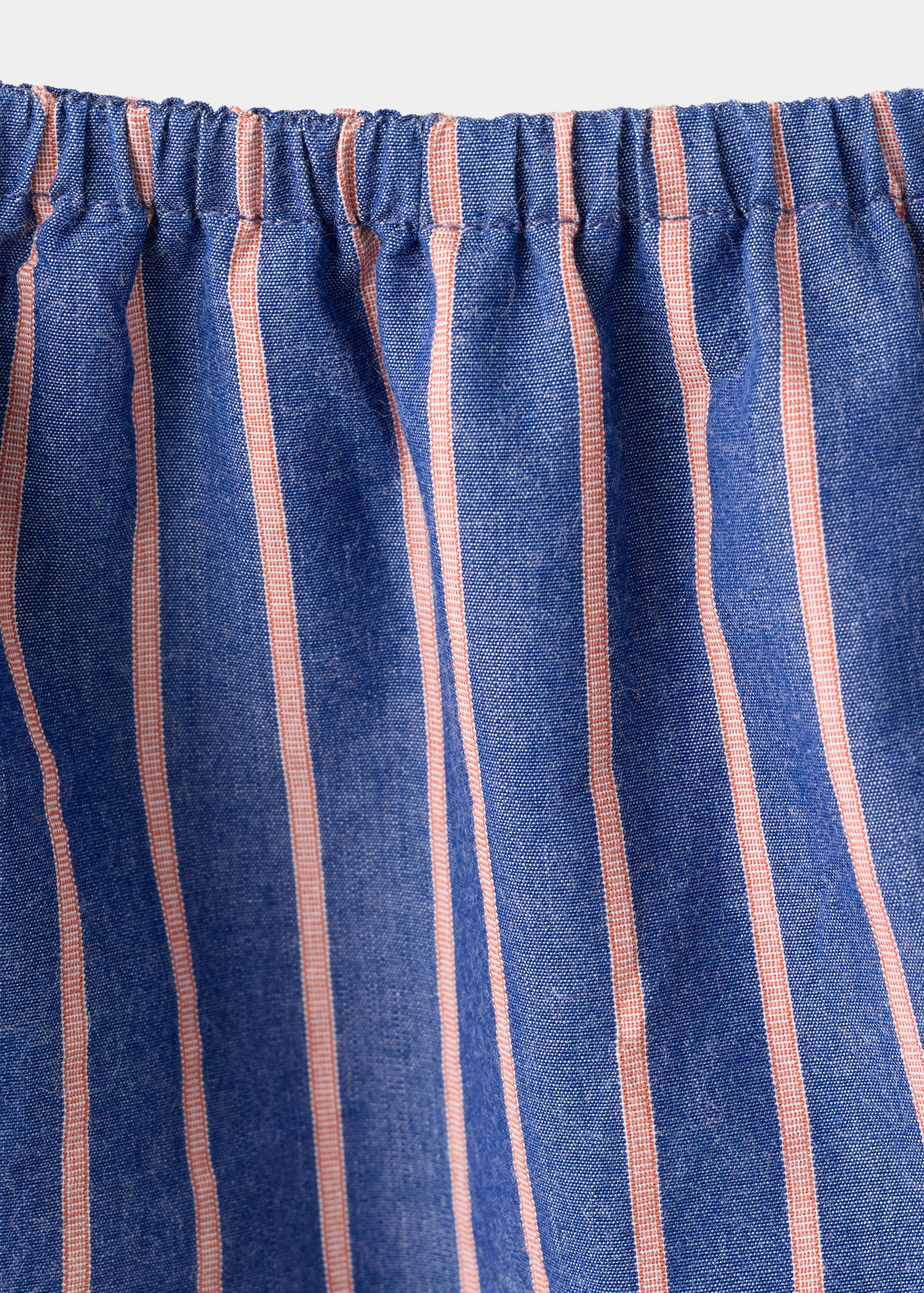 Striped cotton blouse - Details of the article 8
