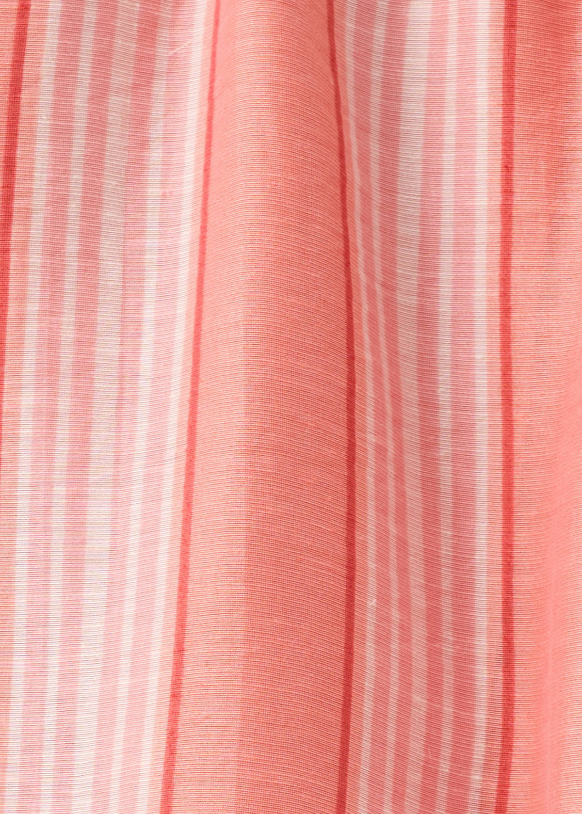 Straight striped trousers — Orange