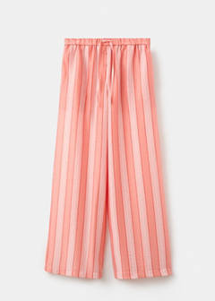 Straight striped trousers — Orange 5